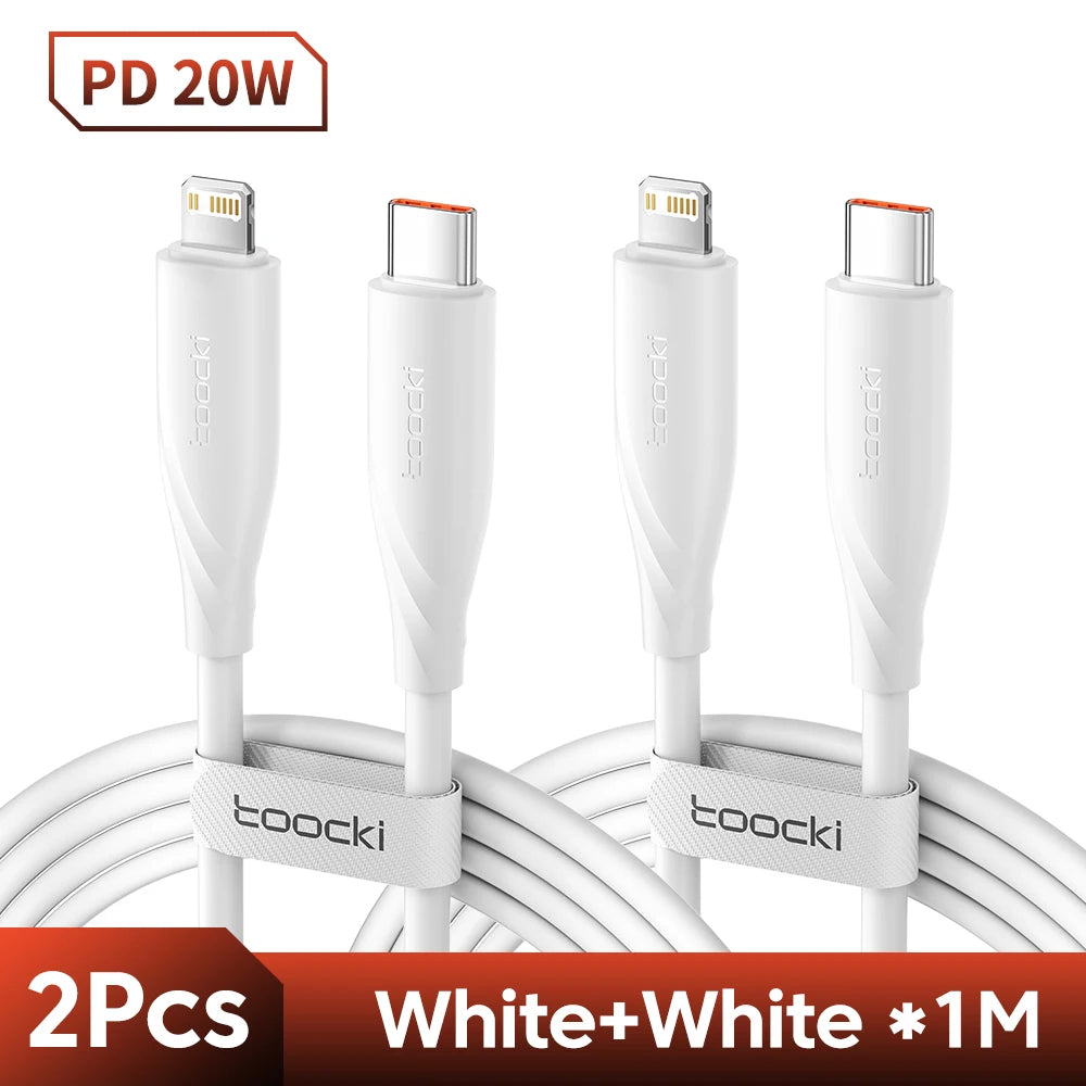 USB C to Lightning Fast Charging Cable for iPhone and iPad with Braided Design 20W PD