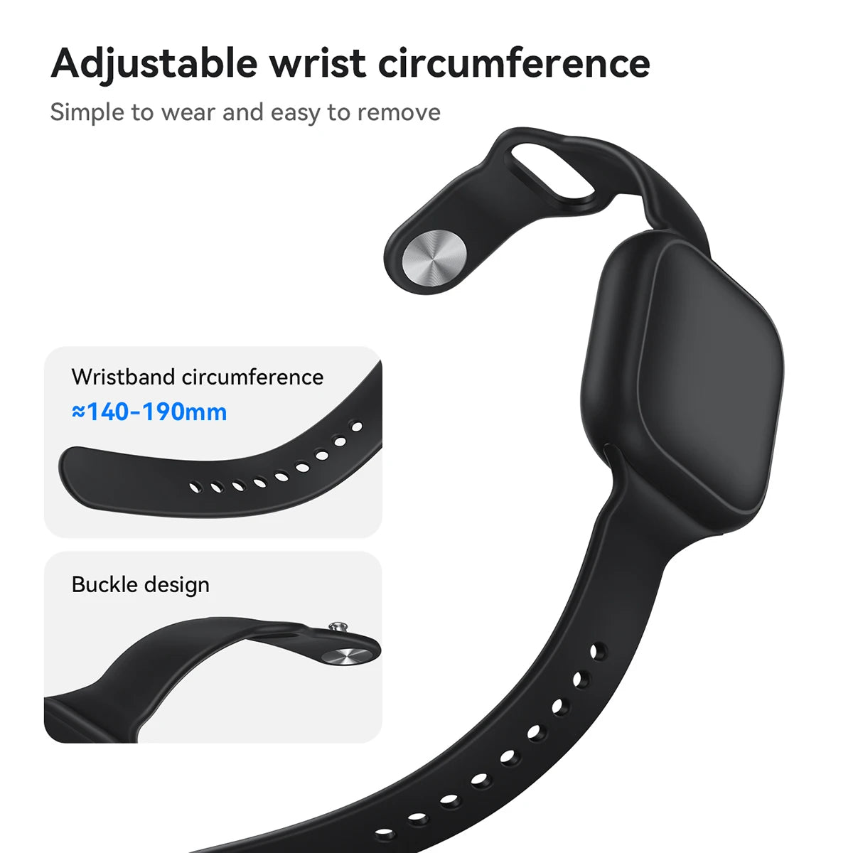 Smart Anti-Lost GPS Tracker Tag Bracelet for Kids, Pets and Personal Items Compatible with Find My App