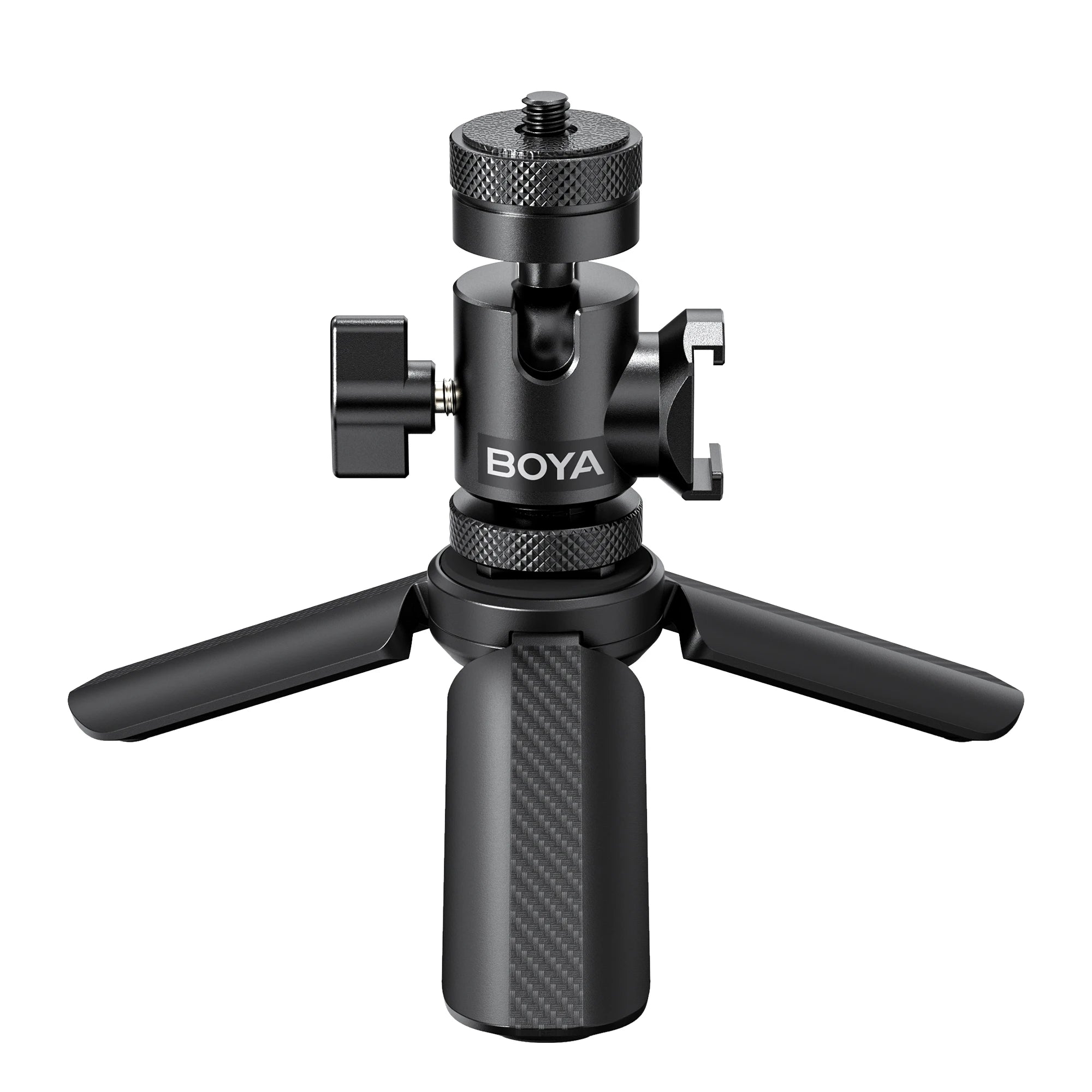 Foldable Desktop Tripod Microphone Stand with Non Slip Rubber Feet for Gaming Podcasting Meetings