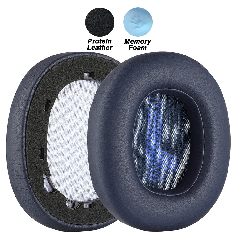 Replacement Memory Foam Ear Pads Compatible with JBL E65BTNC, Live 650BTNC, Live 660NC, Duet NC