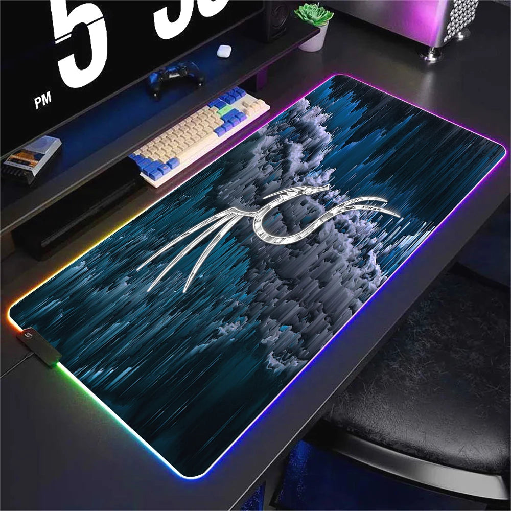 RGB LED Gaming Mouse Pad XXL Large Waterproof Desk Mat with Non Slip Base and Soft Surface