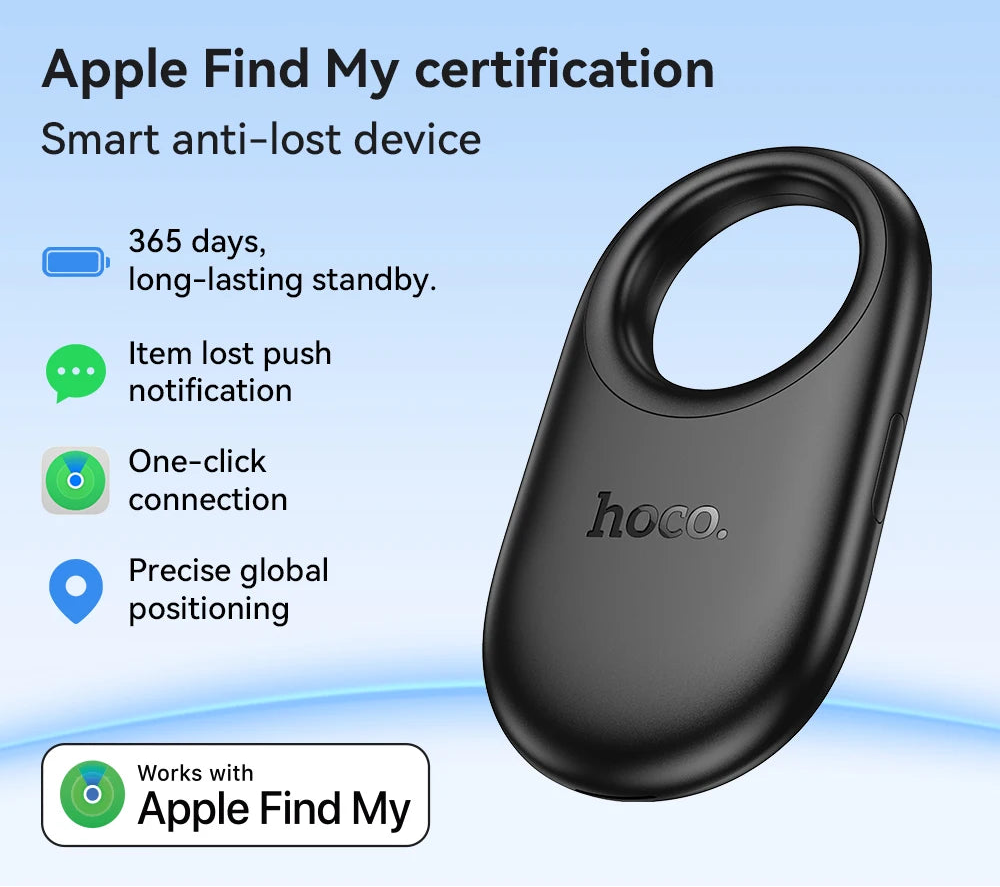 Mini Bluetooth GPS Tracker Smart Locator Tag for Keys Pets Bags Kids Wallets iOS Compatibility