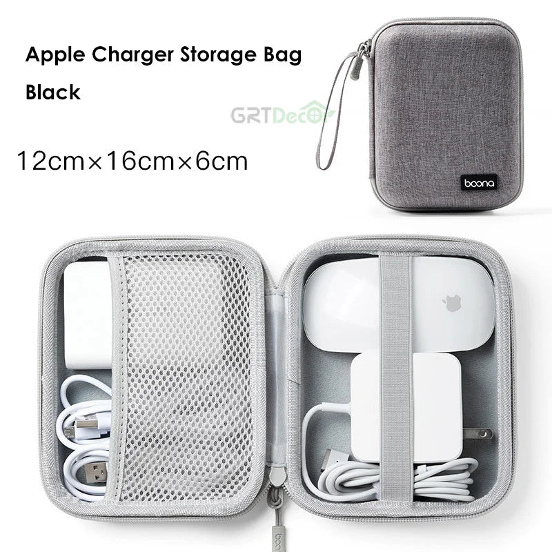 Hard Shell Electronics Travel Organizer for Chargers Mouse Cables Earphones HDD Digital Accessories