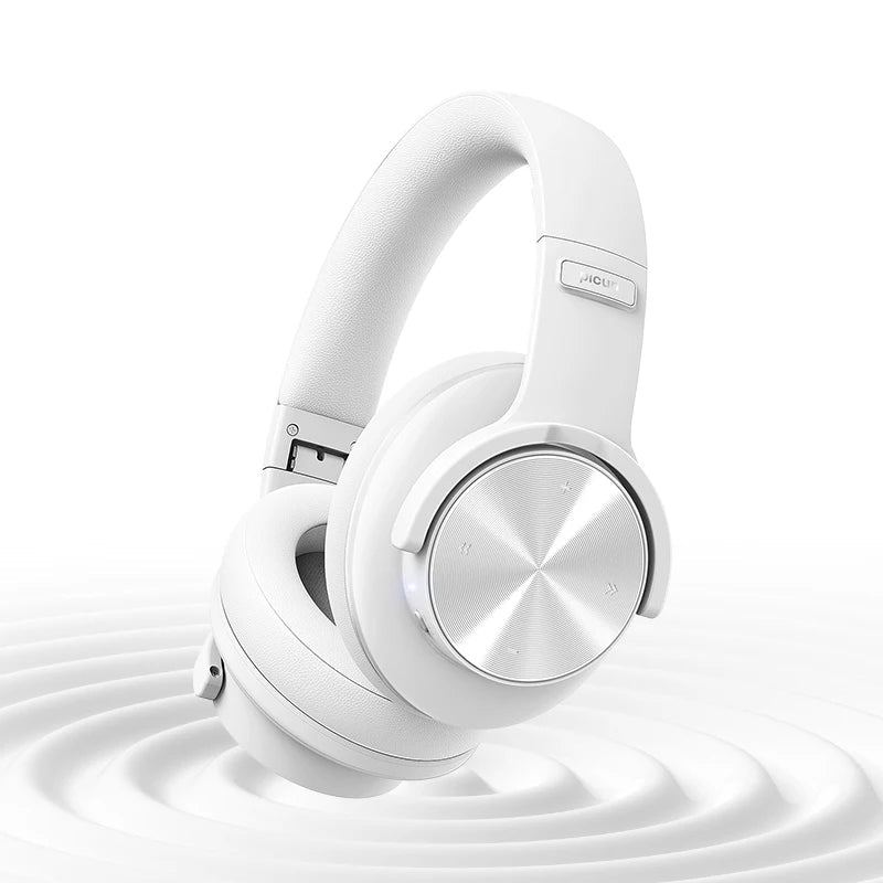 Wireless Over Ear Bluetooth Headphones 120 Hour Battery Low Latency 3EQ Modes Built-In Mic