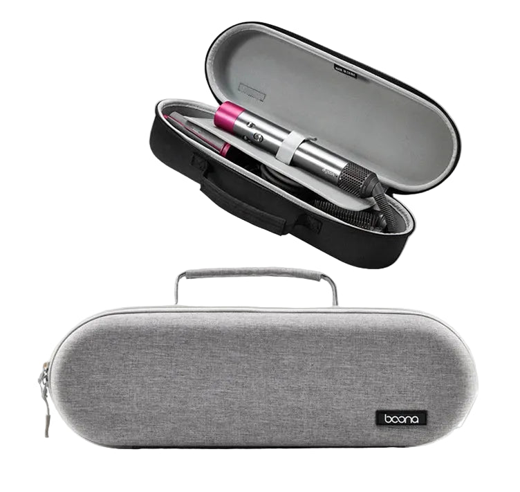 Hard Shell Curling Iron Storage Bag for Hair Styling Tools Travel Case Organiser Box