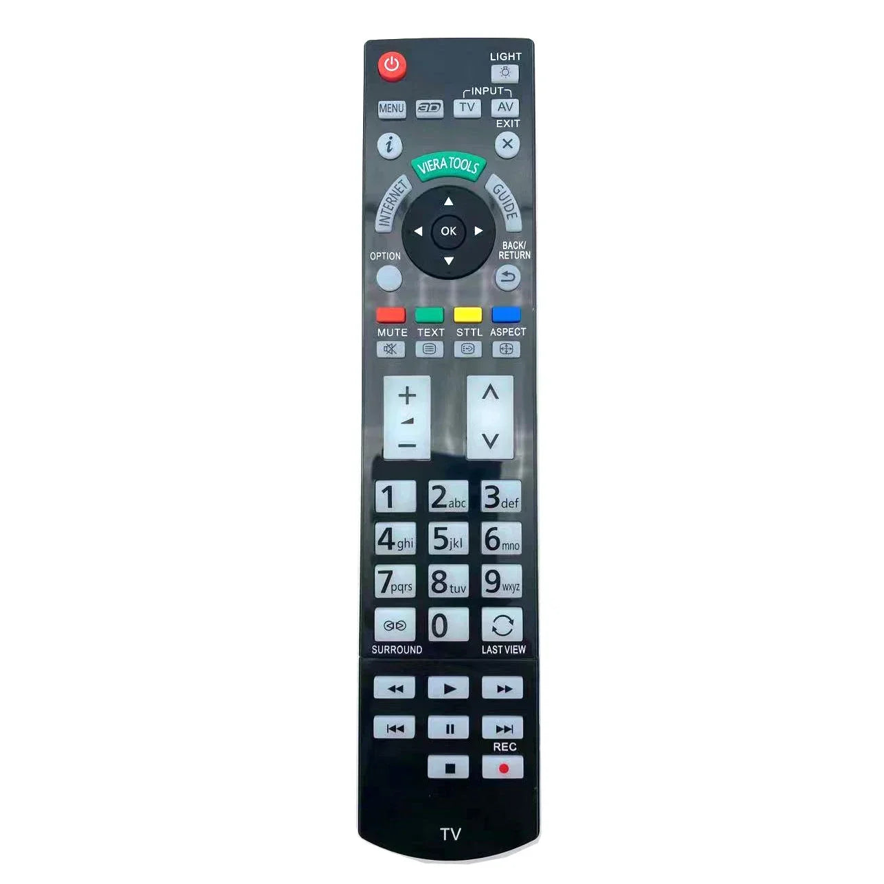 Panasonic Replacement Remote Control Compatible with 3D LED Smart Televisions