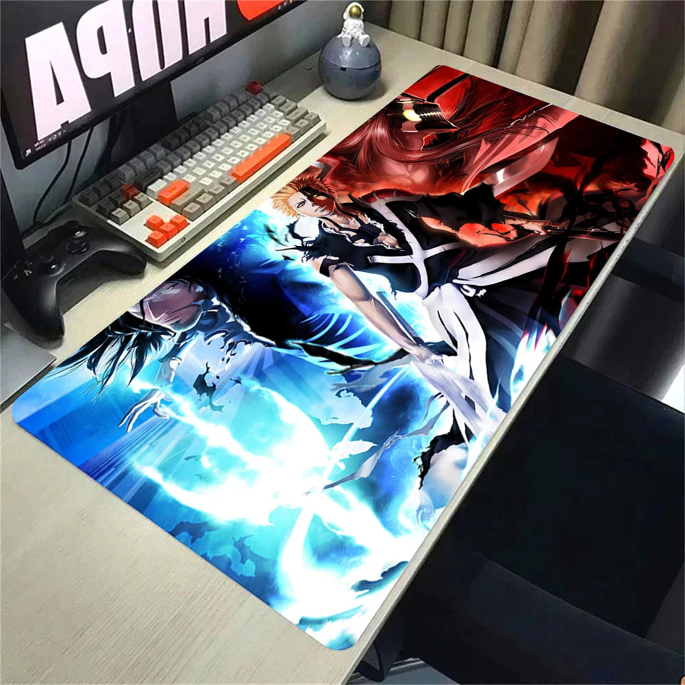 Large Extended Gaming Mouse Pad with Anti-Slip Rubber Base and Stitched Edges for Desk Setup