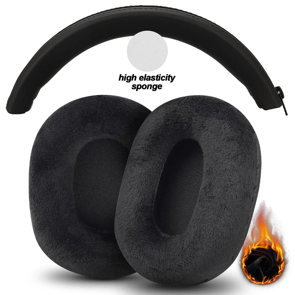 Premium Replacement Ear Pads for Baseus Headphones with Memory Foam and Protein Leather Options