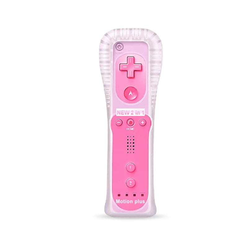 Wireless Game Controller and Nunchuck Set with Motion Sensing for Wii and Wii U Consoles