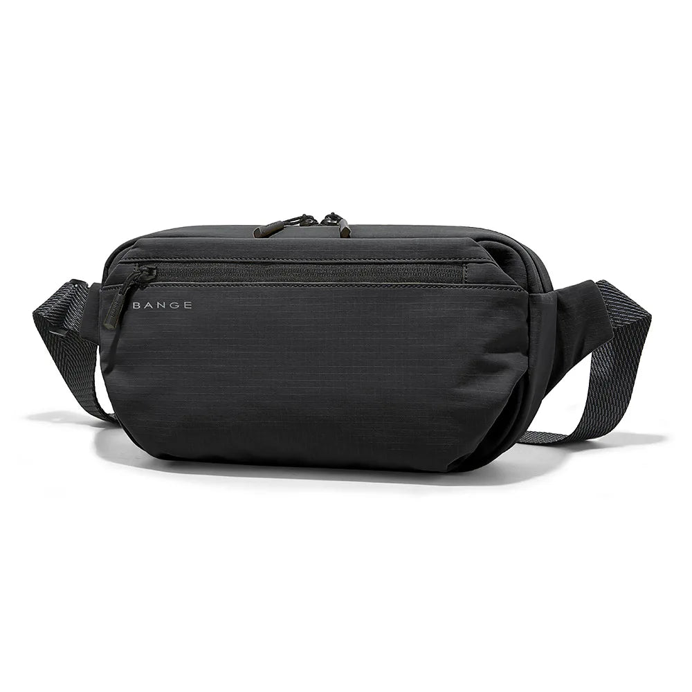 Water Resistant Travel Chest Sling Bag with USB Charging and Anti-Theft Crossbody Design Unisex