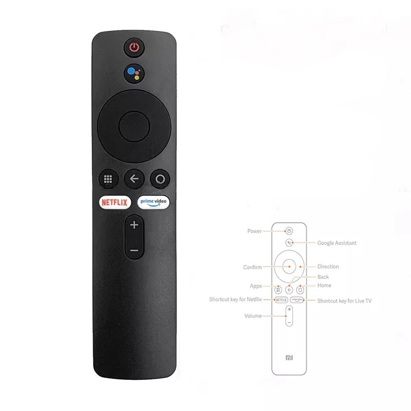 Bluetooth Voice Remote Control with Google Assistant for Smart TV and Media Streaming Devices