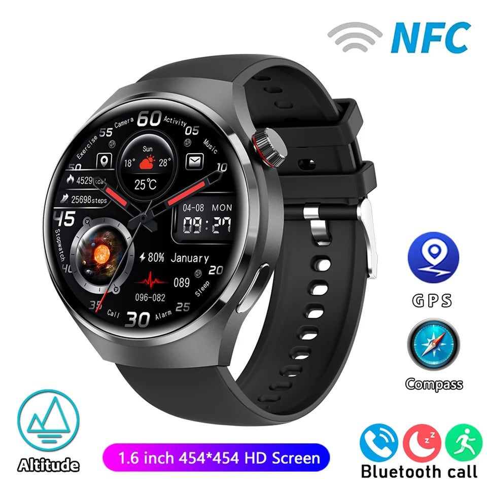 ECG PPG Smart Watch HD Call NFC Sport Health Tracker Blood Pressure Lipids Monitor New Model
