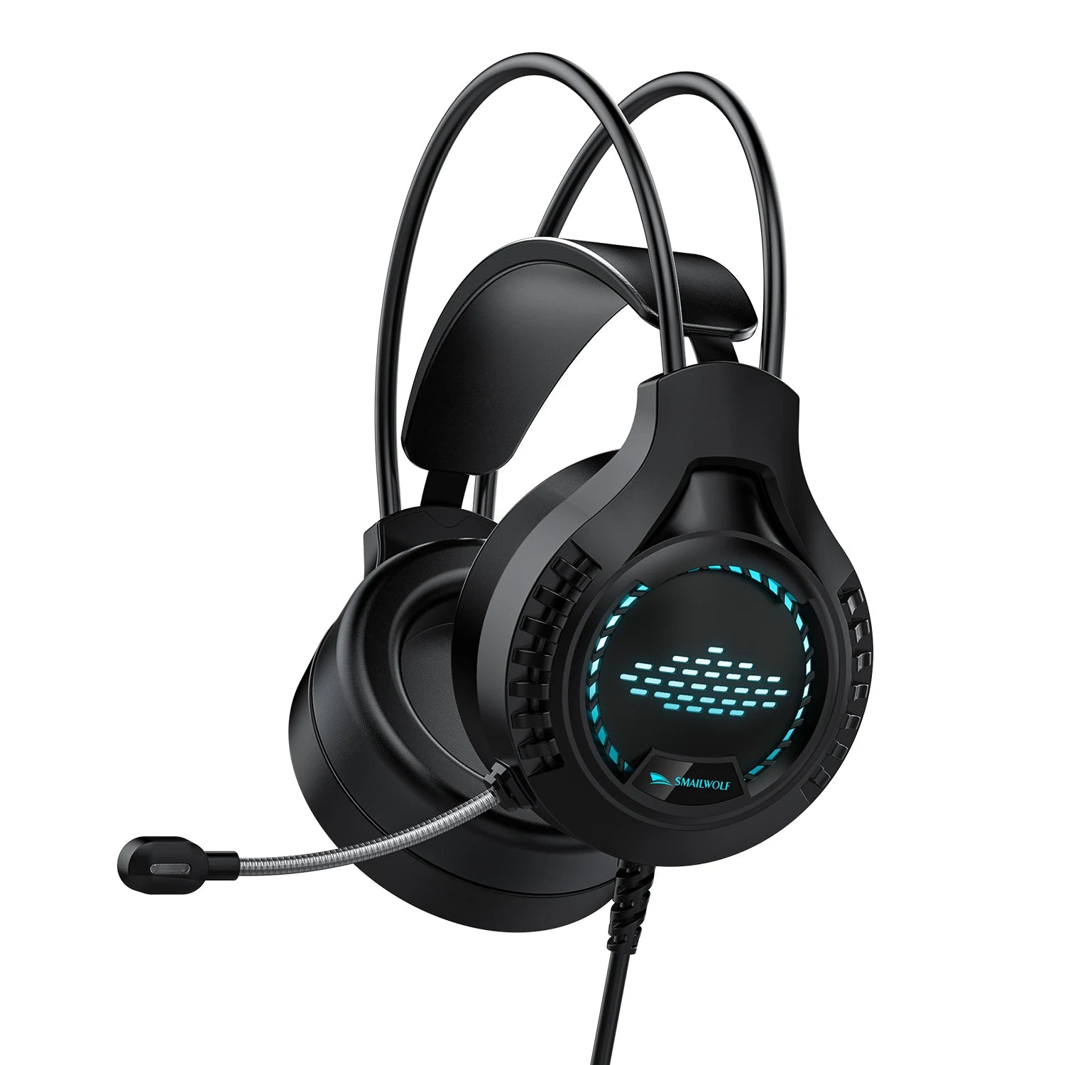 Wired RGB Gaming Headset with Microphone for Laptop and Desktop Gaming Immersive Sound