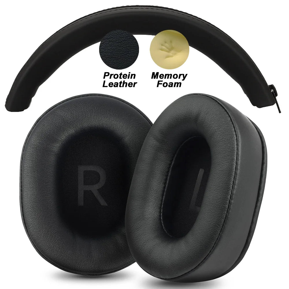Premium Replacement Ear Pads for Baseus Headphones with Memory Foam and Protein Leather Options