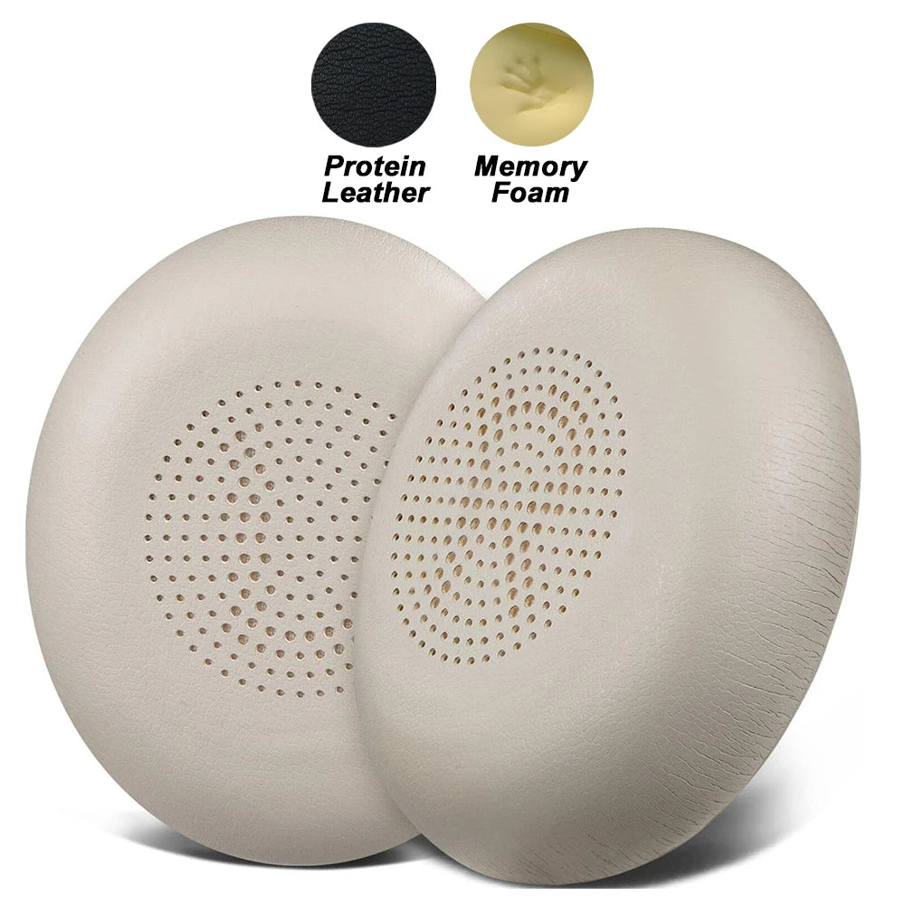 Memory Foam Replacement Earpads for Jabra Evolve2 65 40 Elite 45h Headphones Compatible Cushions