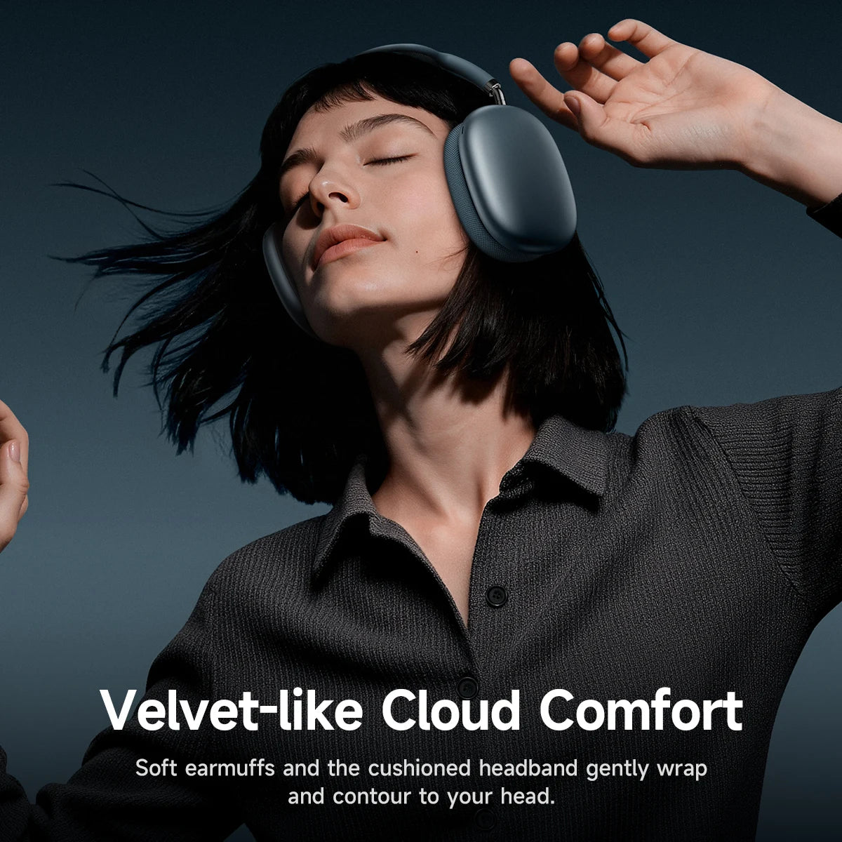 Wireless Over-Ear Headphones with Active Noise Cancelling Bluetooth and HiFi Sound