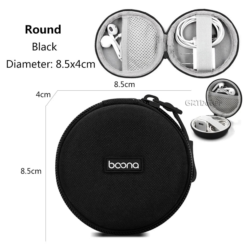 Hard Shell Electronics Travel Organizer for Chargers Mouse Cables Earphones HDD Digital Accessories
