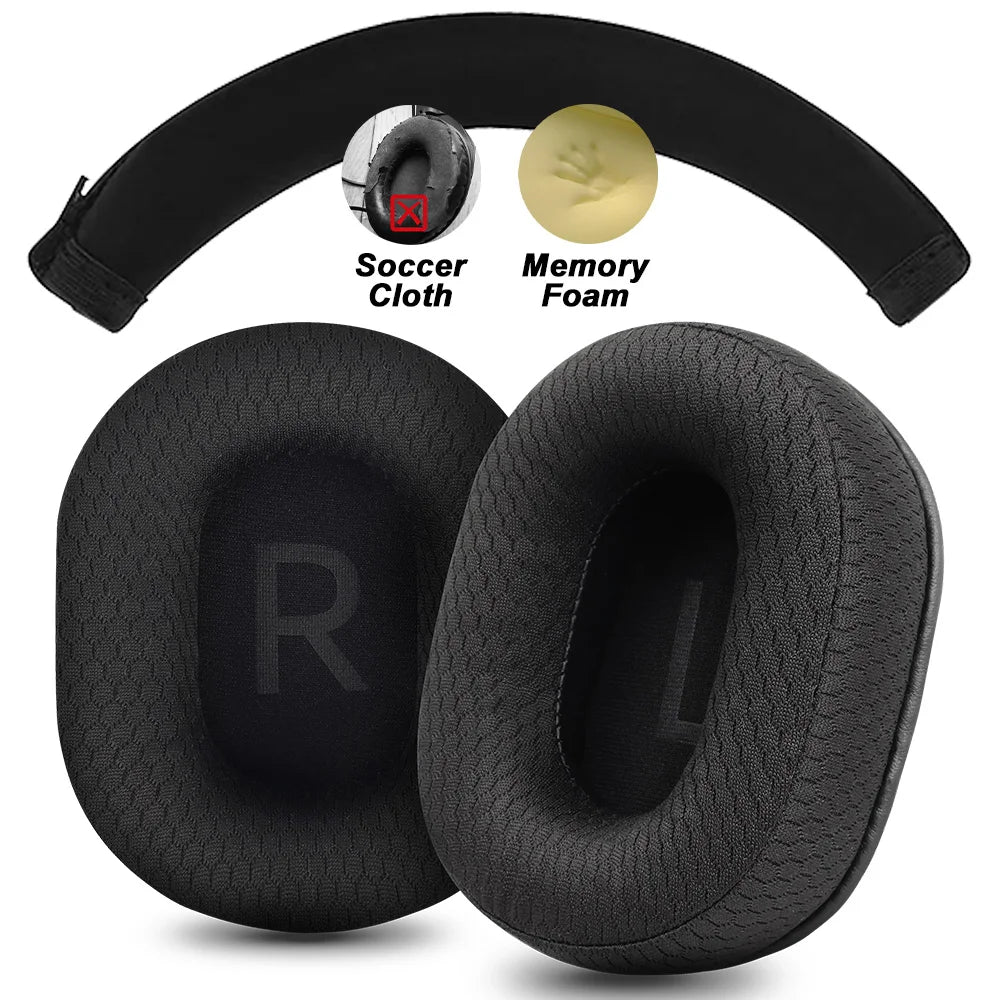 Premium Replacement Audio-Technica Oval Ear Pads Cushions for Over-Ear Headphones Various Materials