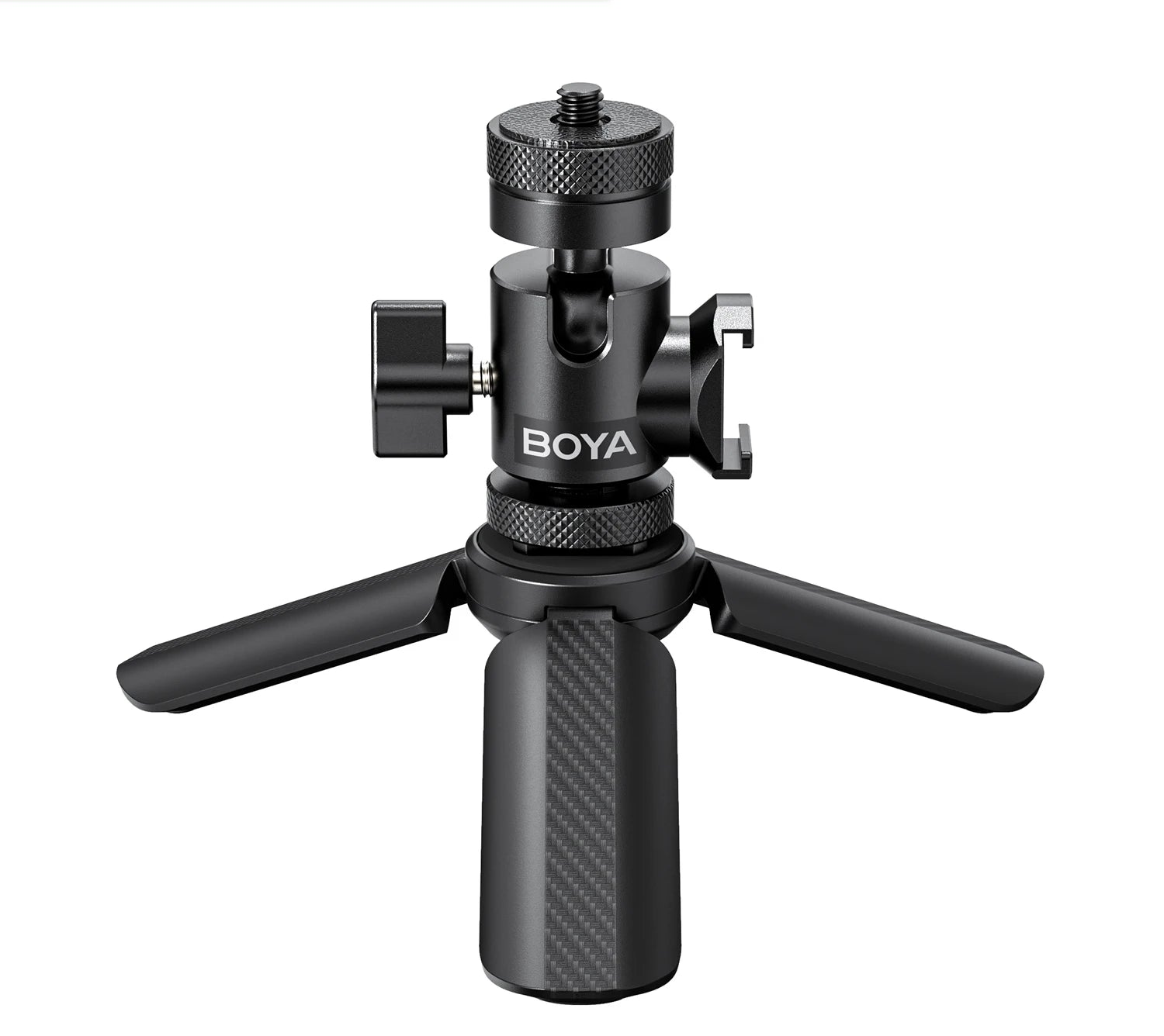 Foldable Desktop Tripod Microphone Stand with Non Slip Rubber Feet for Gaming Podcasting Meetings