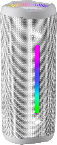 Outdoor Portable Bluetooth Speaker with RGB Lights Powerful Bass and IPX7 Waterproof Design