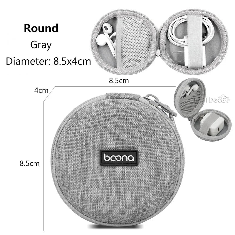 Hard Shell Electronics Travel Organizer for Chargers Mouse Cables Earphones HDD Digital Accessories