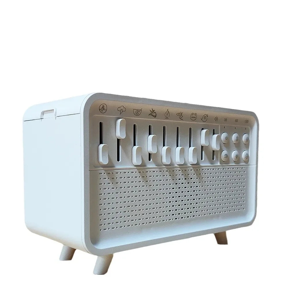 3 in 1 Bluetooth Speaker with White Noise Sleep Aid Night Light and Air Humidifier