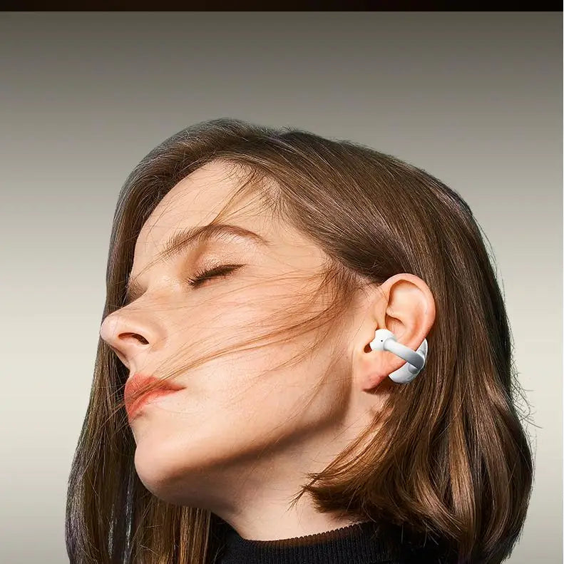 Clip-on Wireless Bluetooth Earbuds with Waterproof Design and High-Fidelity Sport Sound