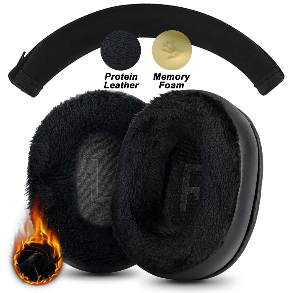 Replacement Memory Foam Earpads for Logitech G435, Zone Vibe 100 and Zone Vibe 125 Headphones