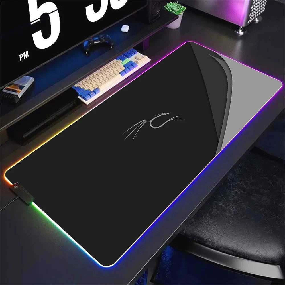 RGB LED Gaming Mouse Pad XXL Large Waterproof Desk Mat with Non Slip Base and Soft Surface