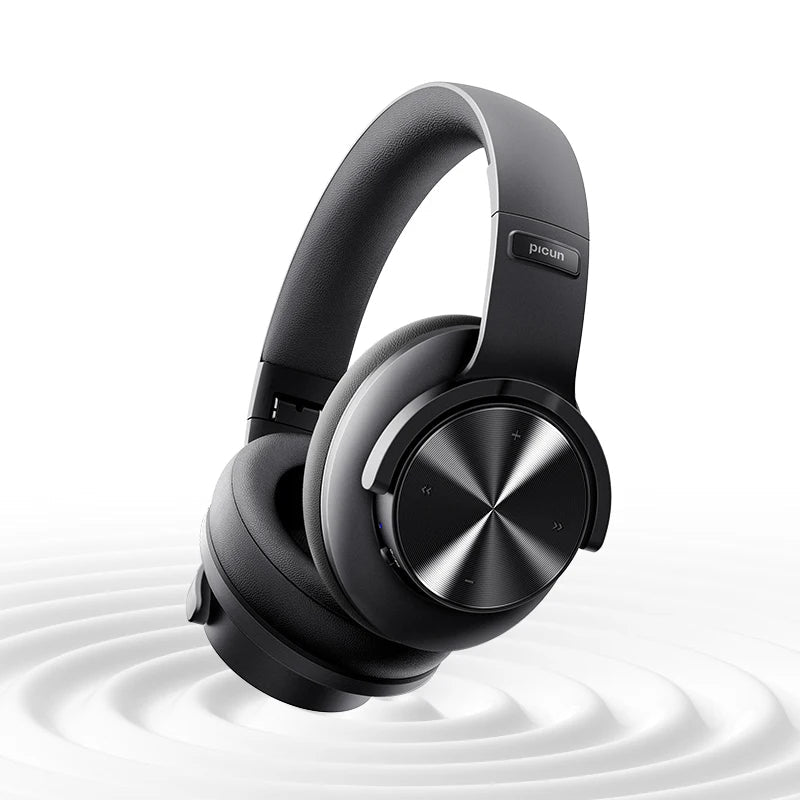 Wireless Over Ear Bluetooth Headphones 120 Hour Battery Low Latency 3EQ Modes Built-In Mic