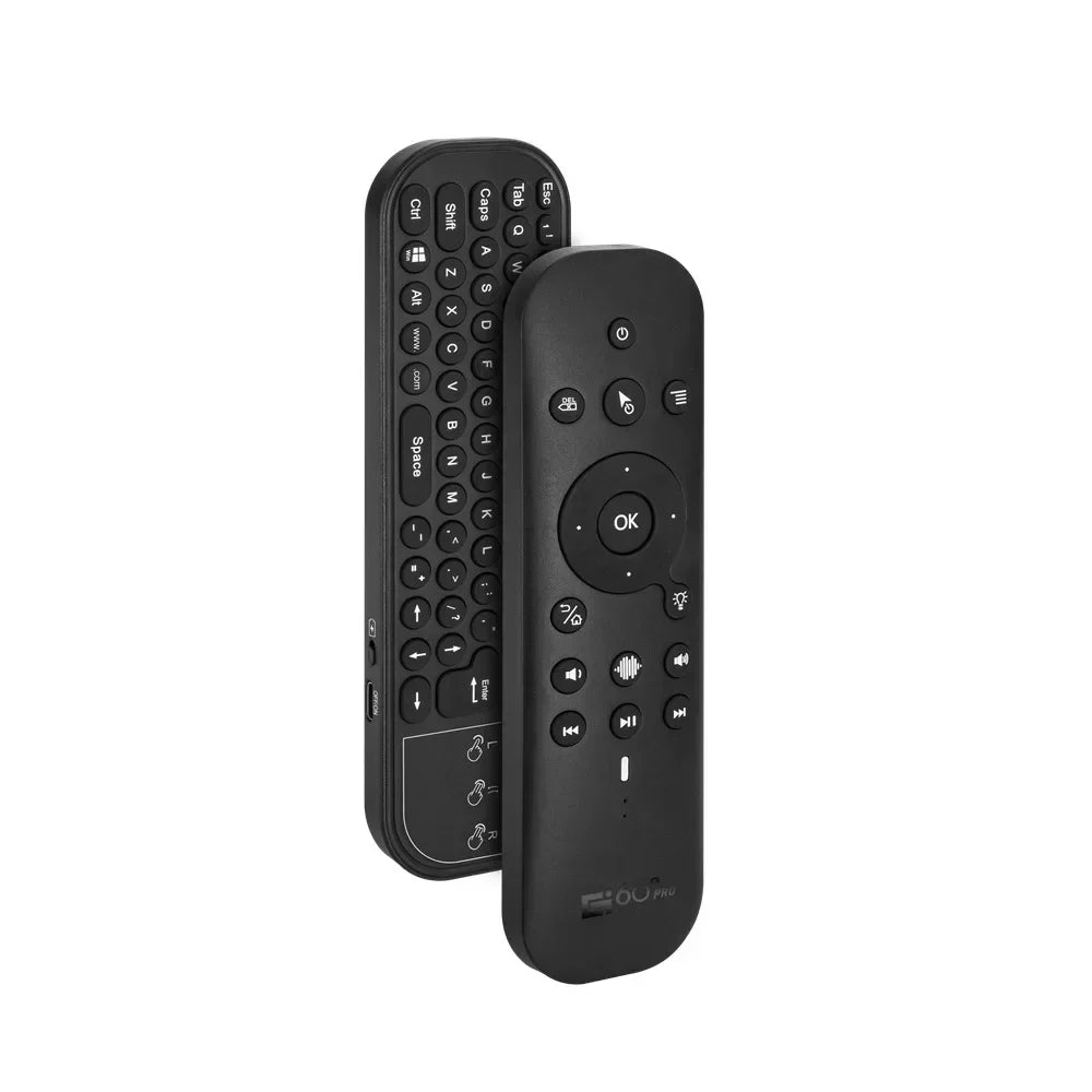 Wireless Dual Mode Air Mouse Voice Remote with Bluetooth and 2.4G for TV Box and Projector