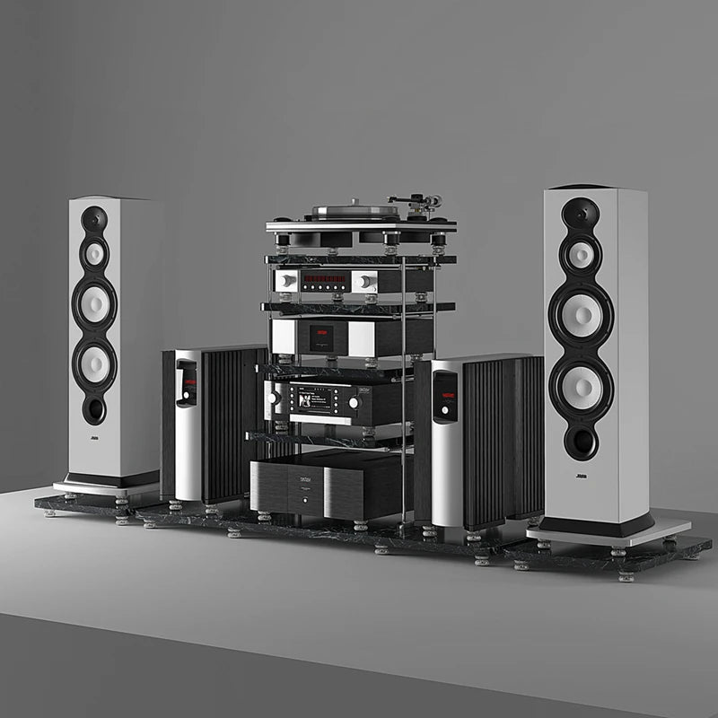 Premium HiFi Speaker Isolation Pads for Subwoofers and Audio Systems Shock Absorption Set