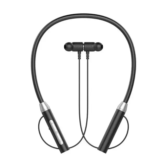 K58 Wireless Bluetooth 5.3 Neckband Earphones with Mic, LED Display, and Noise Cancelling