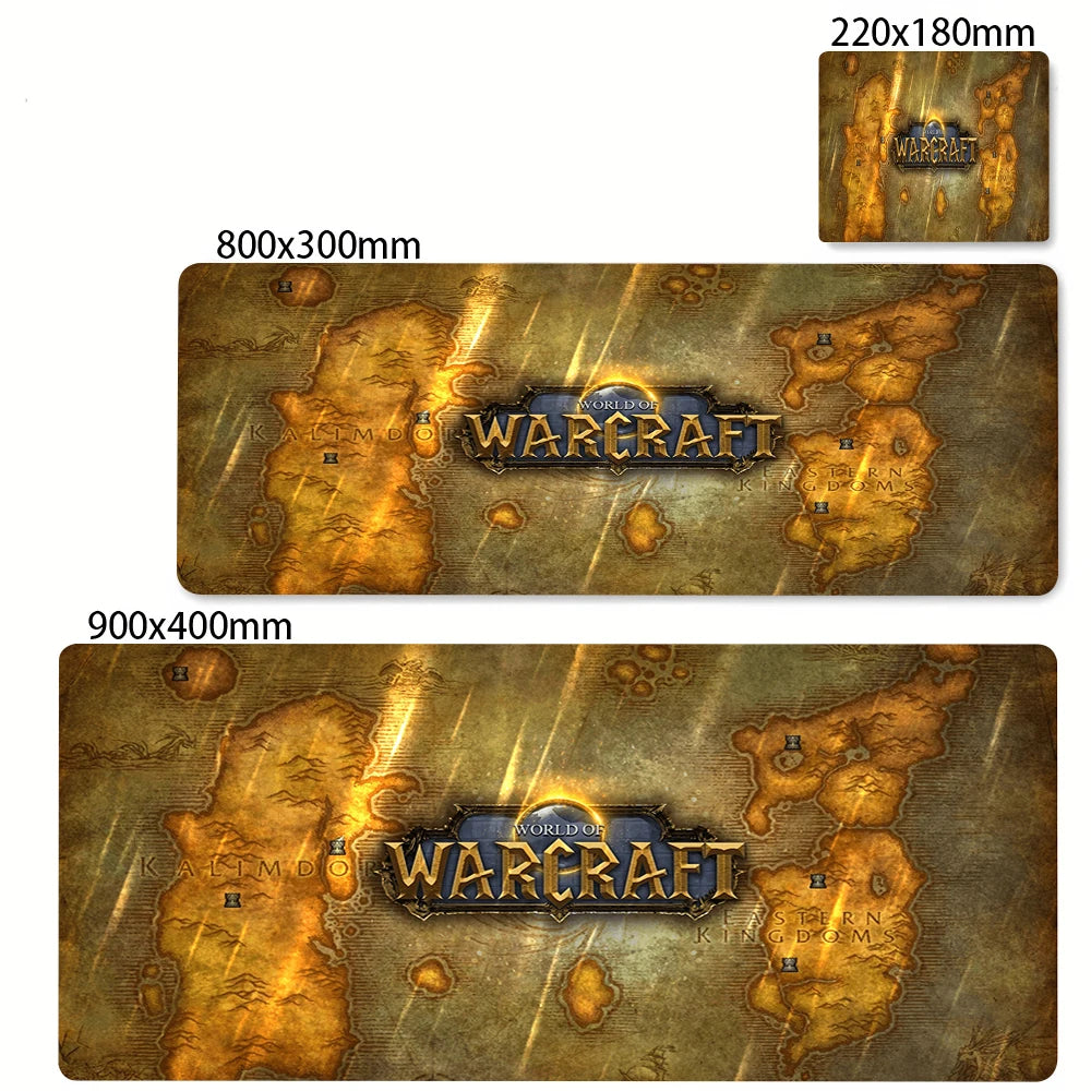 Extended Non-slip Gaming Mouse Mat with Wrist Support for Desk and Keyboard, Multiple Sizes Available