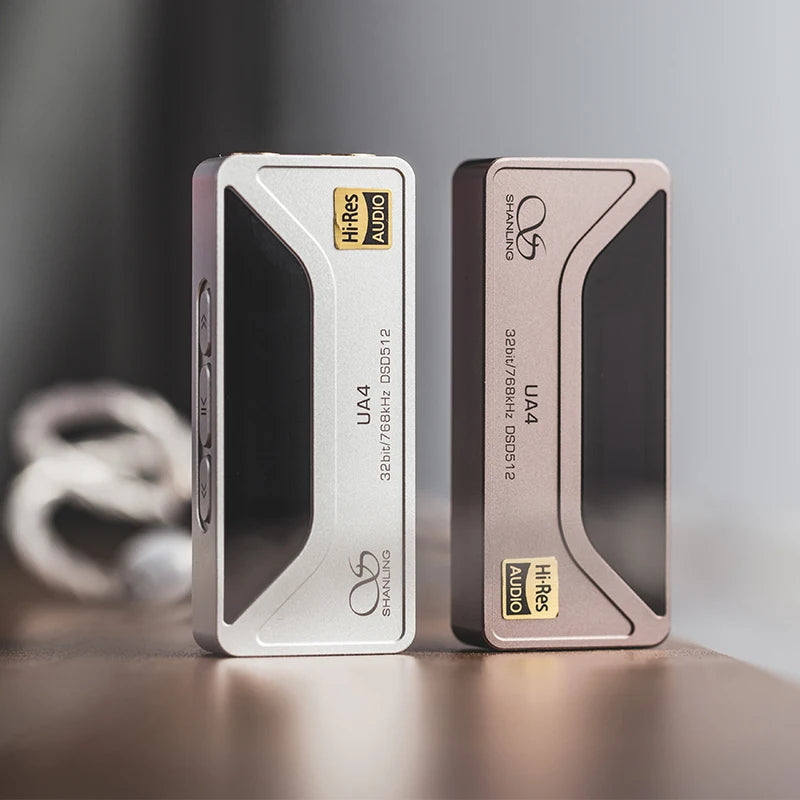 High-Resolution Portable USB DAC AMP with Balanced Outputs and Display for Headphones and Audio Devices