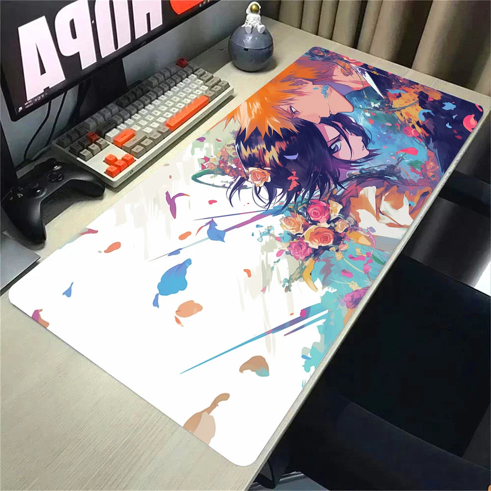 Large Extended Gaming Mouse Pad with Anti-Slip Rubber Base and Stitched Edges for Desk Setup