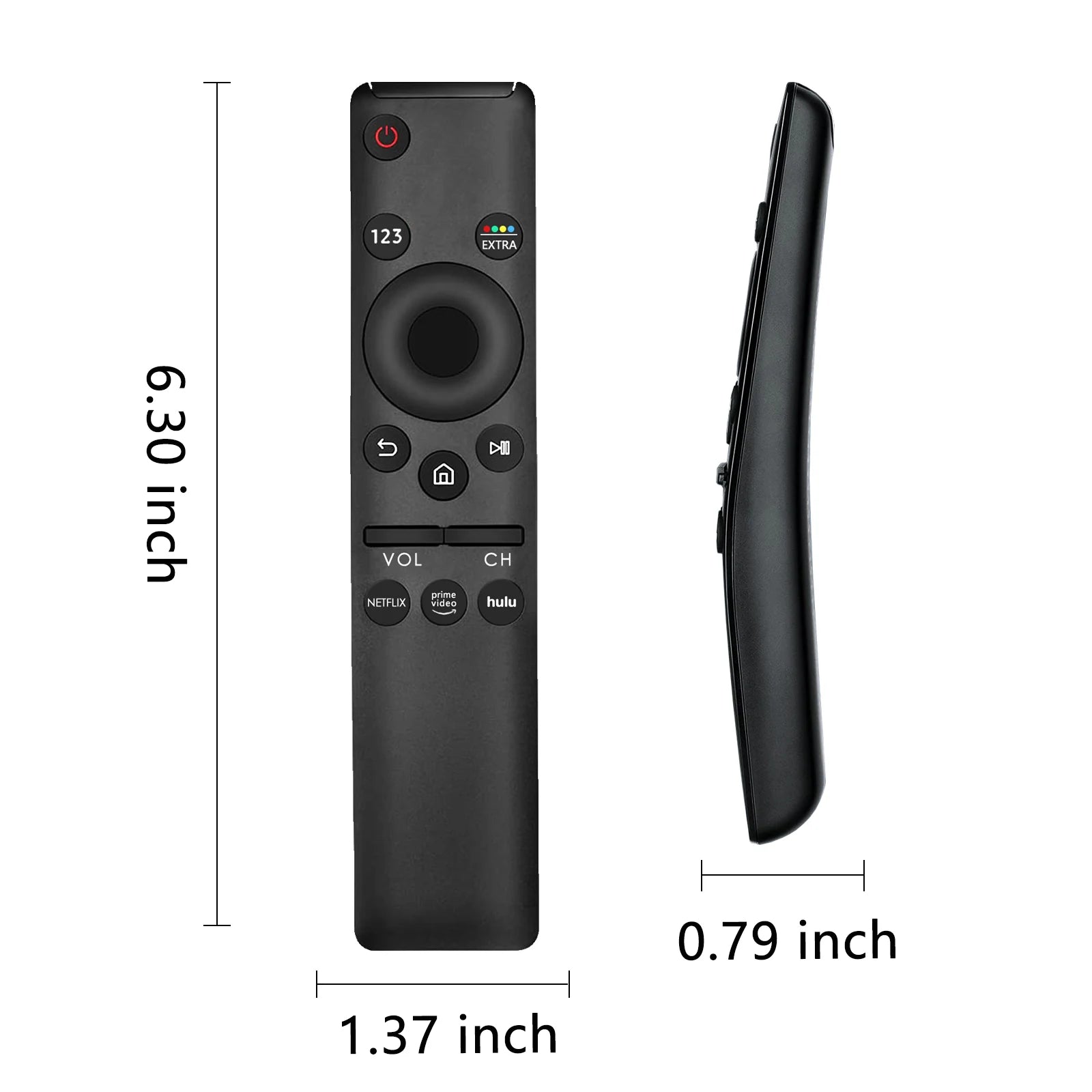 Universal Smart TV Remote Control with Streaming App Shortcuts for Samsung LED LCD UHD QLED TVs