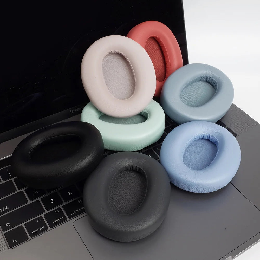 Replacement Premium Protein Leather Memory Foam Earpads for Edifier Over-Ear Headphones