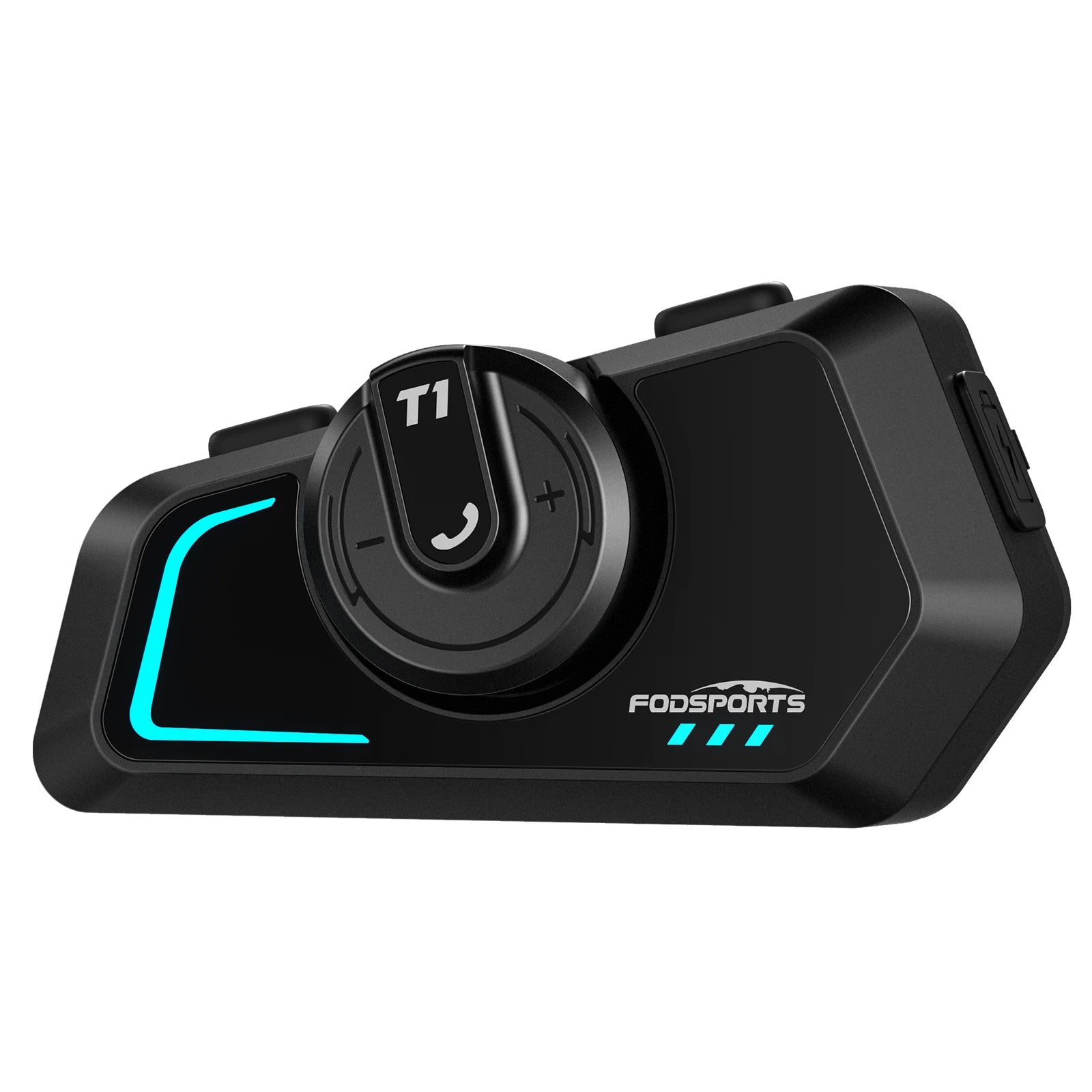 Motorcycle Helmet Bluetooth Intercom Headset with 1000M Range and FM Radio for All Helmets