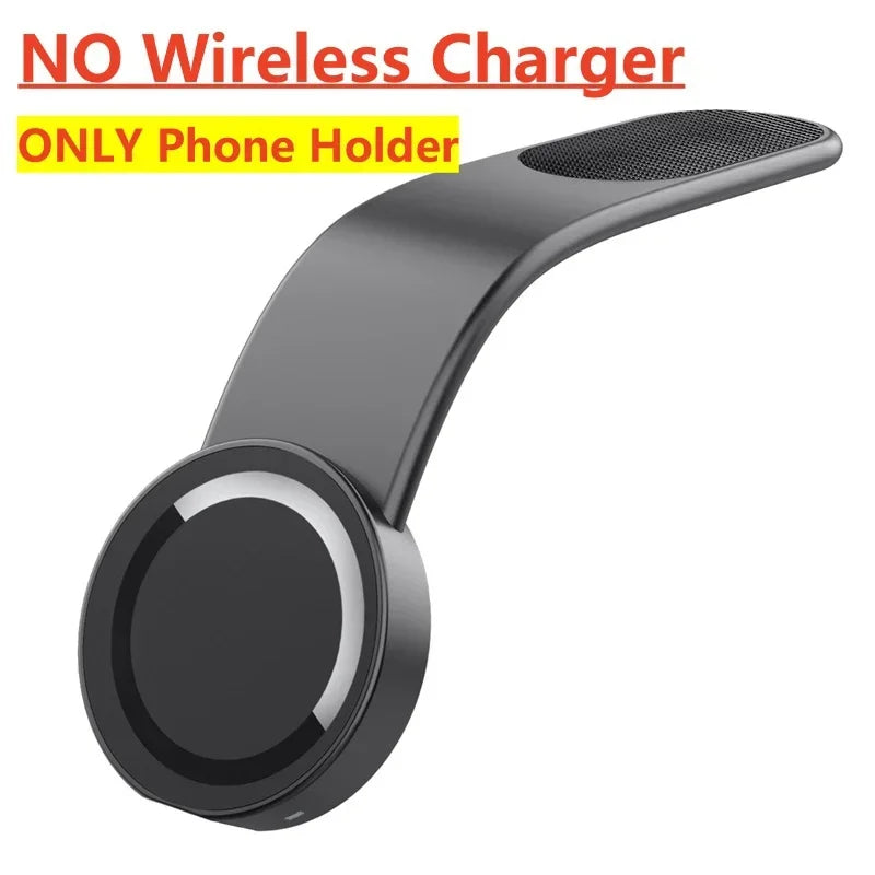 Magnetic Wireless Car Charger and Fast Charging Phone Mount for Dashboard and Screen Use