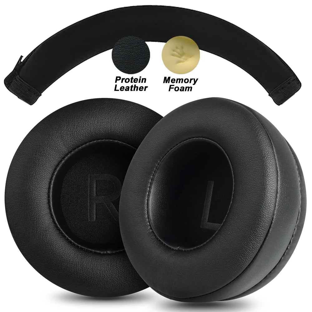 Premium Replacement Earpads Compatible with FiiO JT1 in Protein Leather, Mesh, Cloth and Velvet