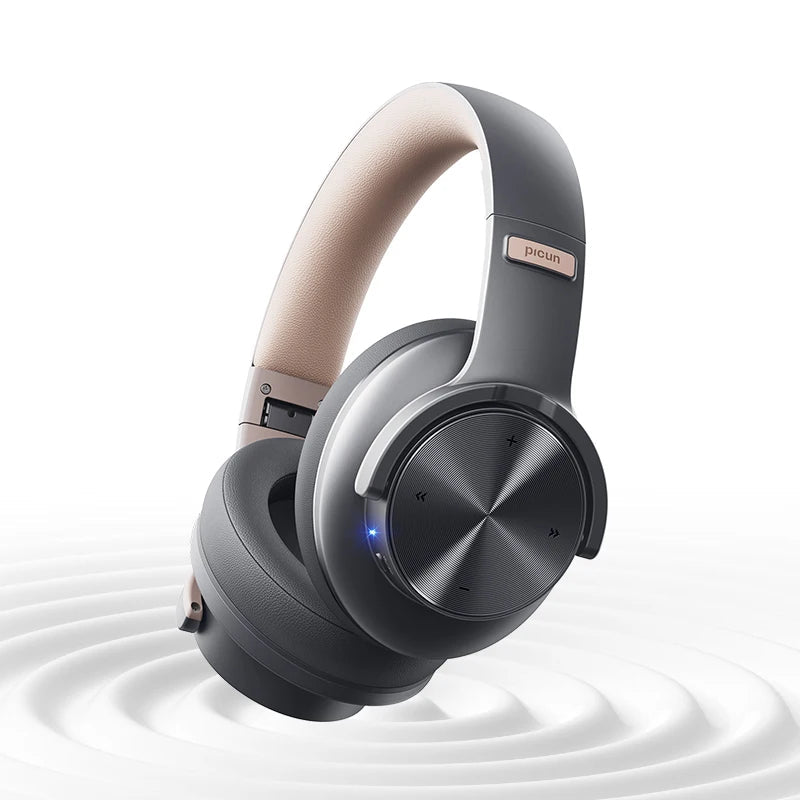 Wireless Over Ear Bluetooth Headphones 120 Hour Battery Low Latency 3EQ Modes Built-In Mic