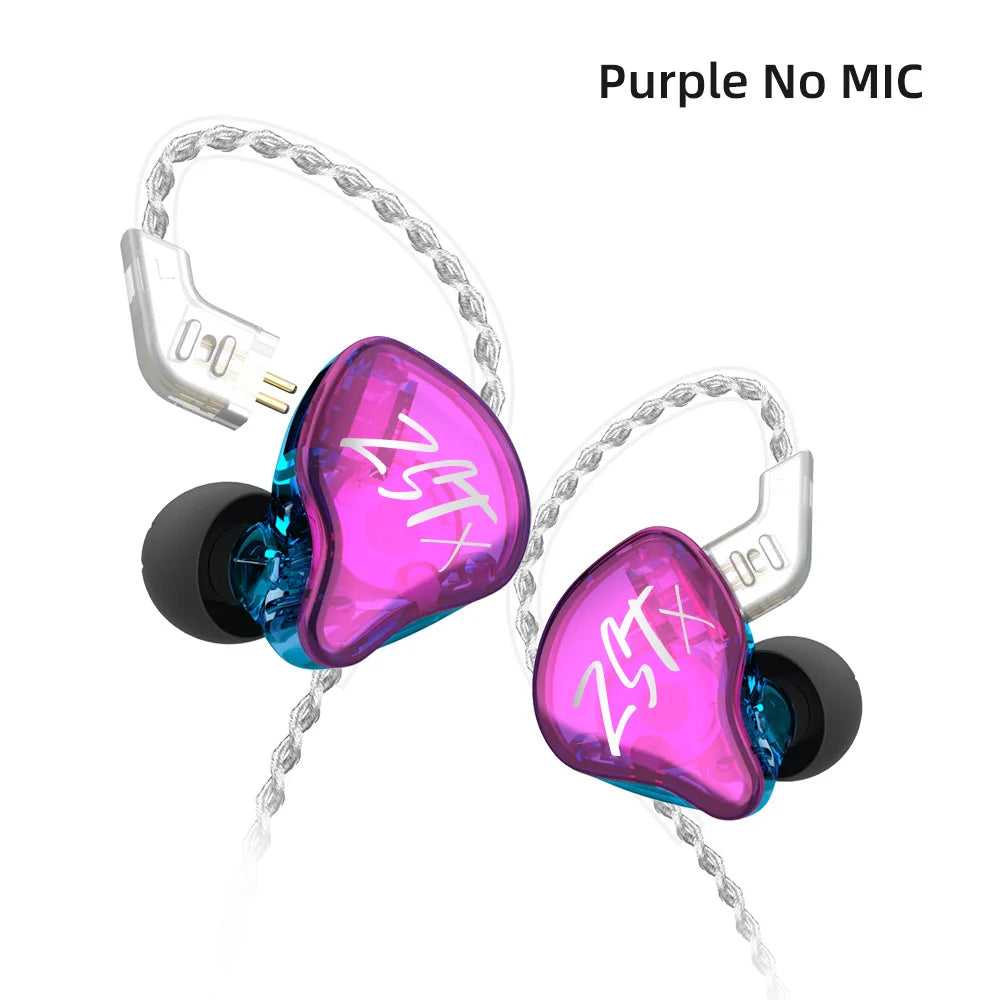 Wired In Ear Monitor Earphones with Detachable Cable and Noise Cancelling Microphone