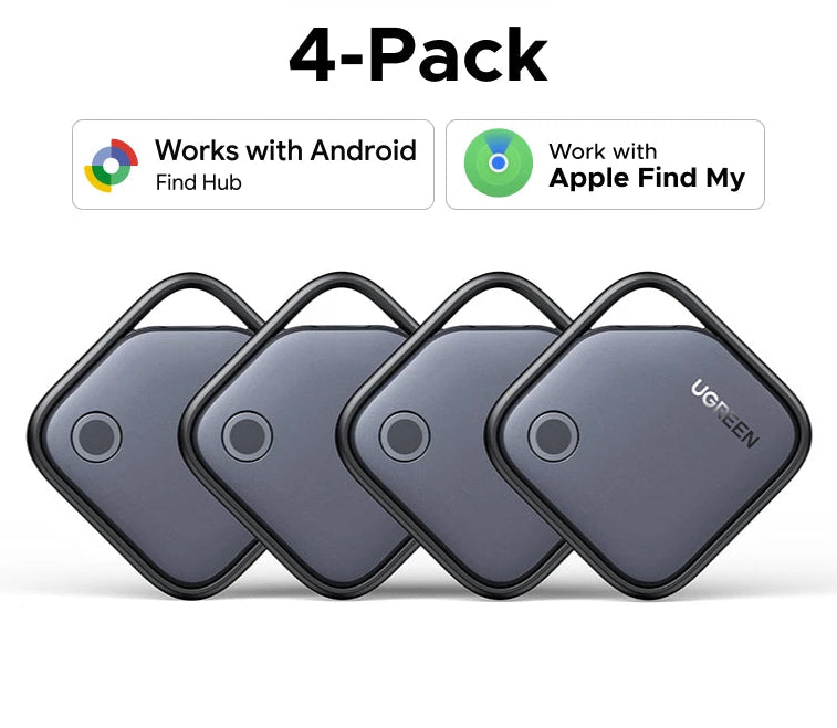 Smart Bluetooth Tracker Card Compatible with iOS Find My and Android Find Hub Apps