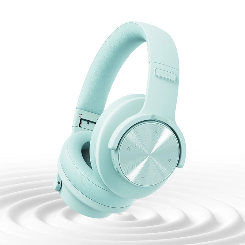 Wireless Over Ear Bluetooth Headphones 120 Hour Battery Low Latency 3EQ Modes Built-In Mic