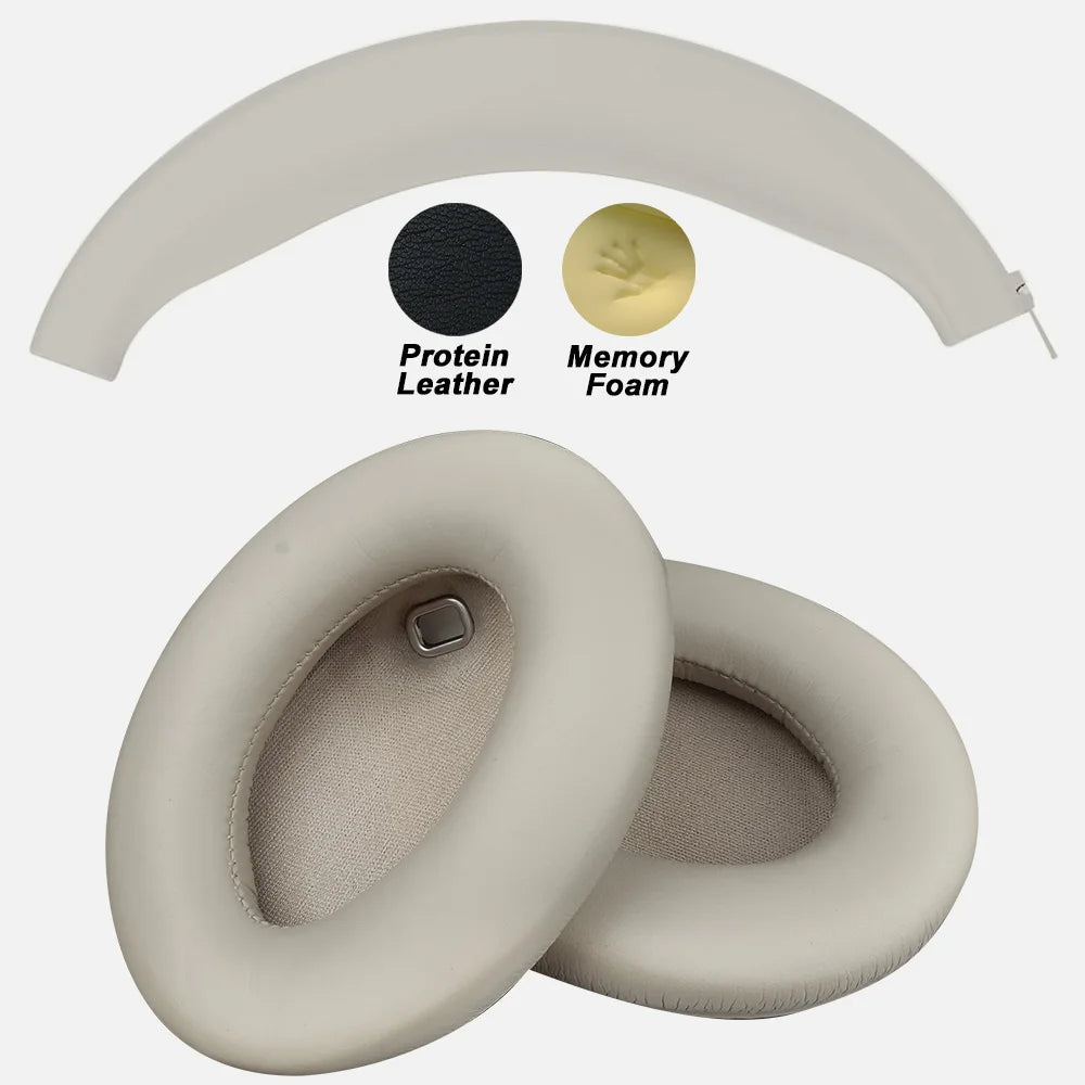 Premium Replacement Memory Foam Ear Pads Cushions for Sony WH-1000XM4 Over-Ear Headphones