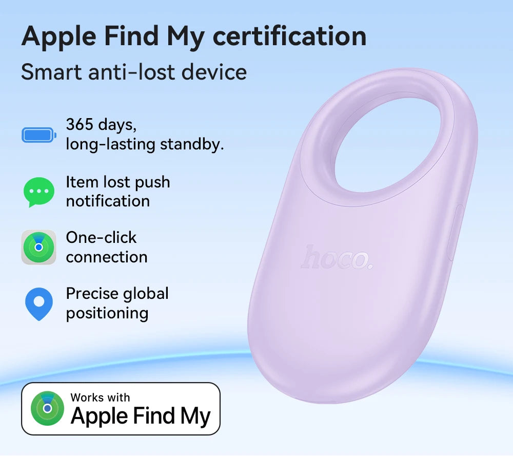 Mini Bluetooth GPS Tracker Smart Locator Tag for Keys Pets Bags Kids Wallets iOS Compatibility