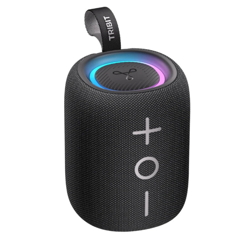 Portable Bluetooth Speaker 12W with 360° Sound XBass LED Lighting IPX7 Waterproof APP Control
