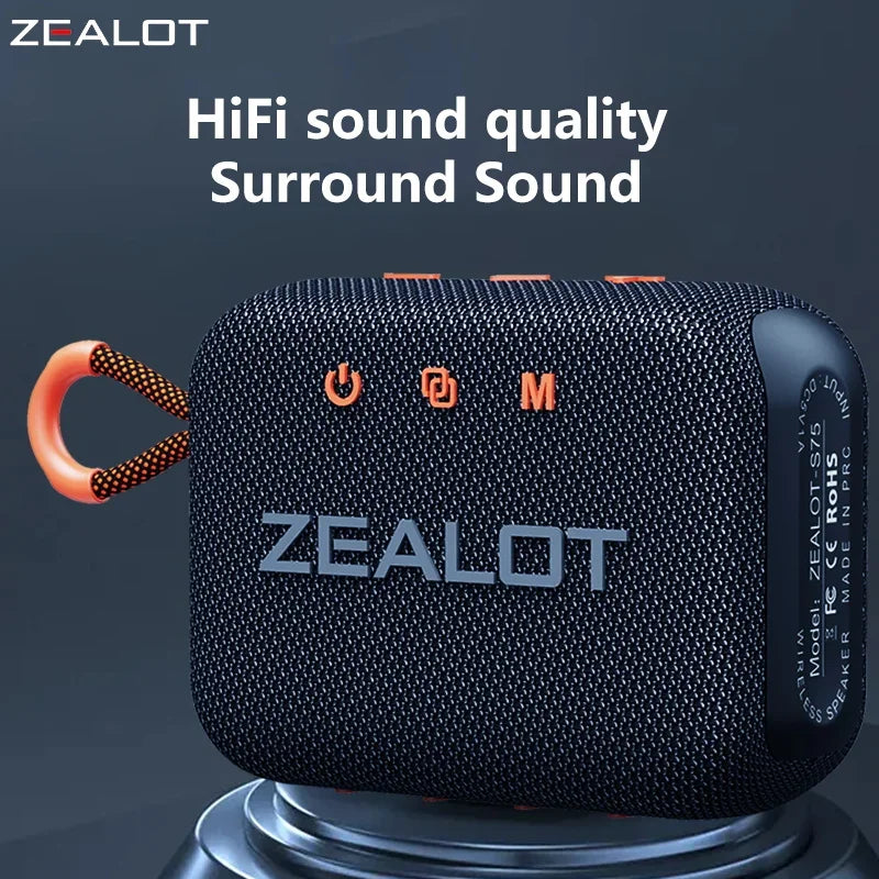 Portable Wireless Subwoofer Speaker with Deep Bass, Bluetooth 5.3, and 16 Hours Playtime