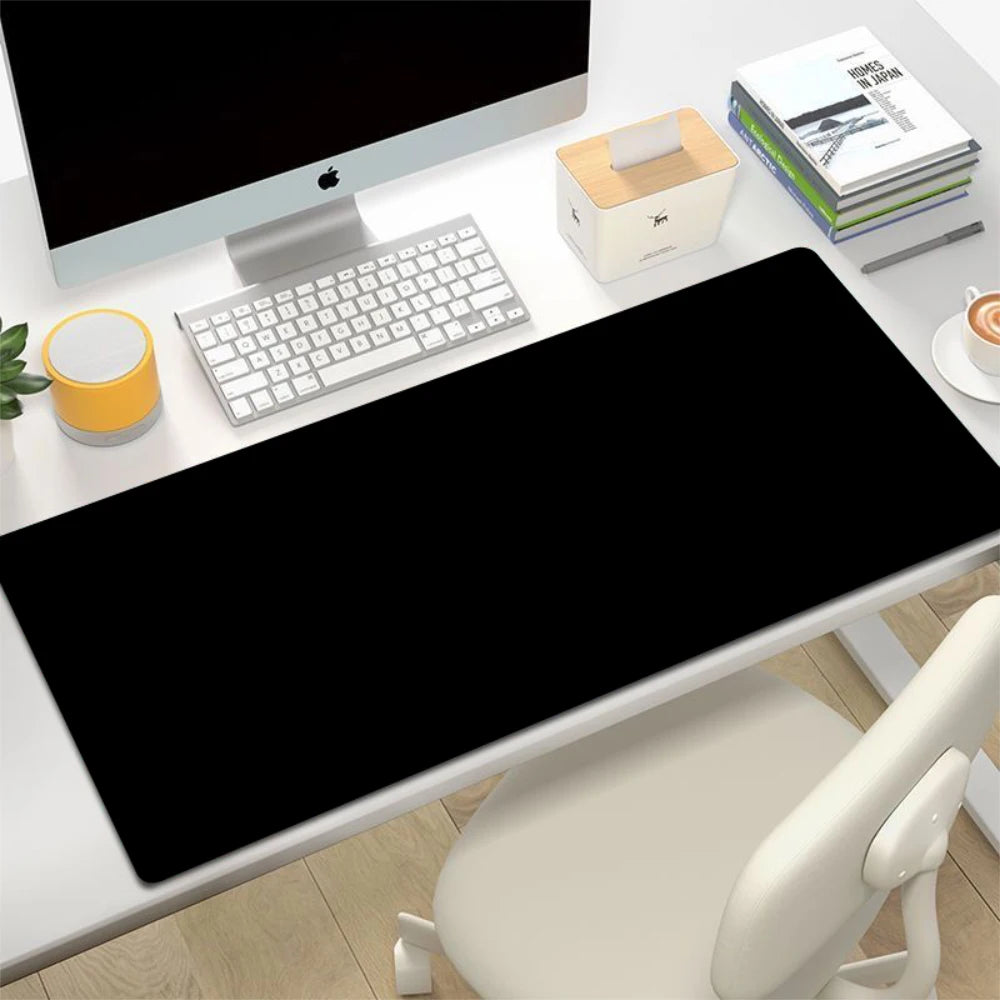 Large Waterproof Gaming Mouse Pad Solid Colour Natural Rubber Non-slip Desk Mat for Keyboard